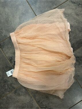 Hollister Peach Layered Tulle Skirt